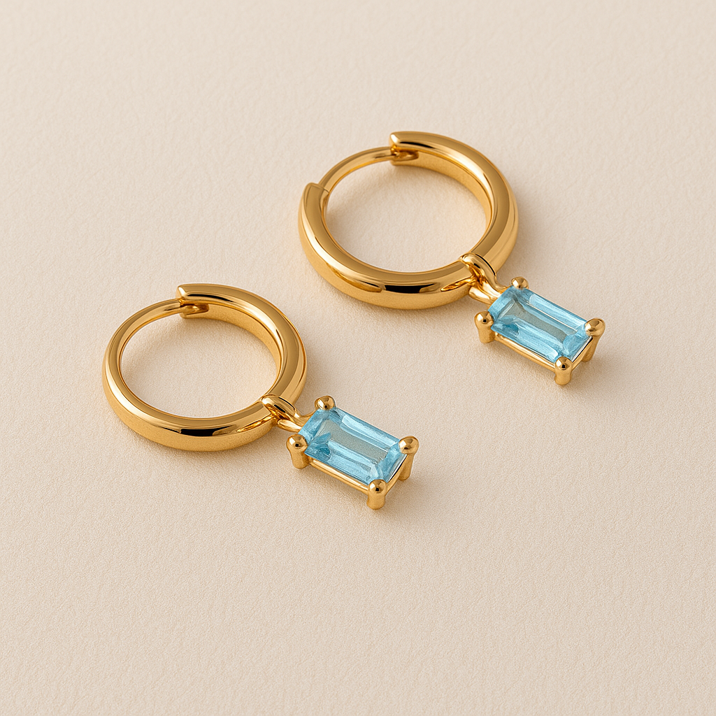Eloura™ Birthstone Hoops