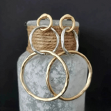 Eloura™ Gold and Silver Hoop Earrings
