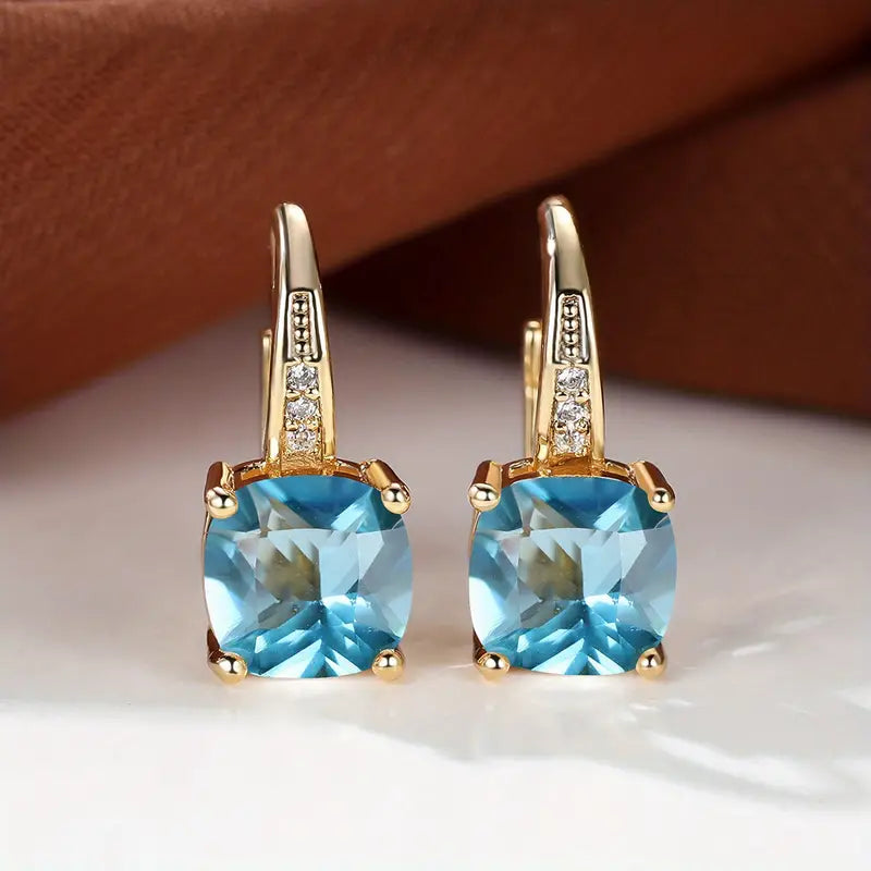 Eloura™ Stone Hoop Earrings