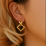 Eloura™ Diamond-Shaped Earrings