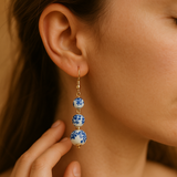 Eloura™ Blue Drop Earrings