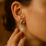 Eloura™ Crystal Star Drop Earrings