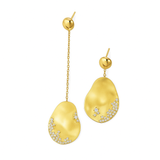 Eloura™ Gold Drop Earrings with Crystals