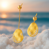 Eloura™ Gold Drop Earrings with Crystals