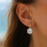 Eloura™ Radiant Zircon Hoop Earrings