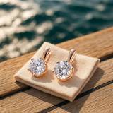 Eloura™ Radiant Zircon Hoop Earrings