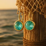 Eloura™ Gold Earrings with Turquoise