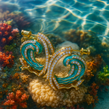 Eloura™ Ocean Hoops Earrings