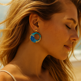 Eloura™ Blue Tidal Earrings