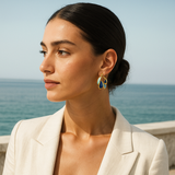 Eloura™ Morning Mist Waves Earrings
