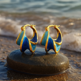 Eloura™ Morning Mist Waves Earrings