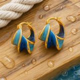 Eloura™ Morning Mist Waves Earrings