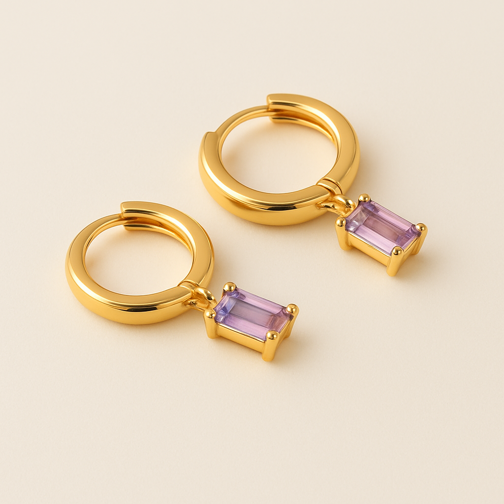Eloura™ Birthstone Hoops