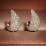 Eloura™ Silver Waterdrop Earrings