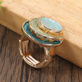 Eloura™ Boho Three‑Layer Enamel Ring