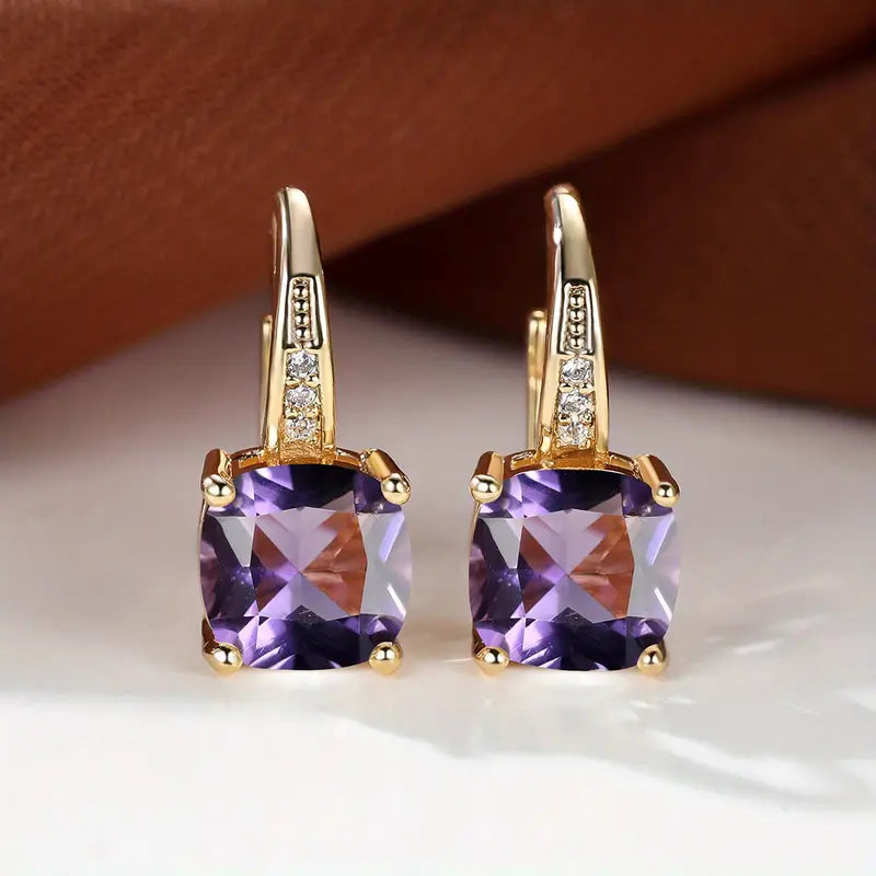 Eloura™ Stone Hoop Earrings