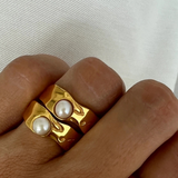 Eloura™ Gold Pearl Ring
