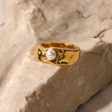 Eloura™ Gold Pearl Ring