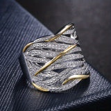 Eloura™ Elegant Multi‑Layer Twisted Ring