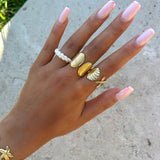 Eloura™ Adjustable Gold Shells Ring