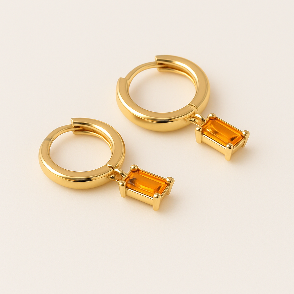 Eloura™ Birthstone Hoops