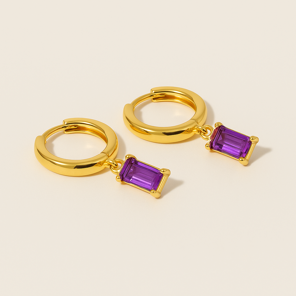 Eloura™ Birthstone Hoops