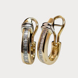 Eloura™ Gold & Diamond Earrings