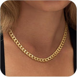 Eloura™ Gold Chunky Cuban Link Necklace