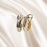 Eloura™ Gold & Diamond Earrings