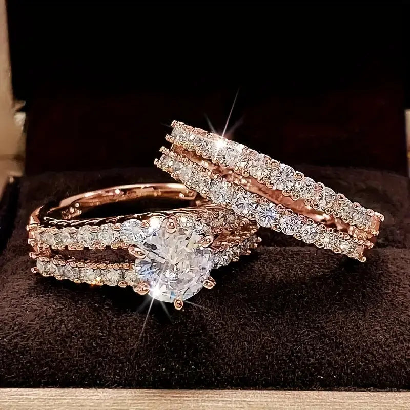 Eloura™ Gold Radiance Ring Set