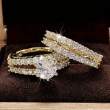 Eloura™ Gold Radiance Ring Set
