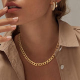 Eloura™ Gold Chunky Cuban Link Necklace
