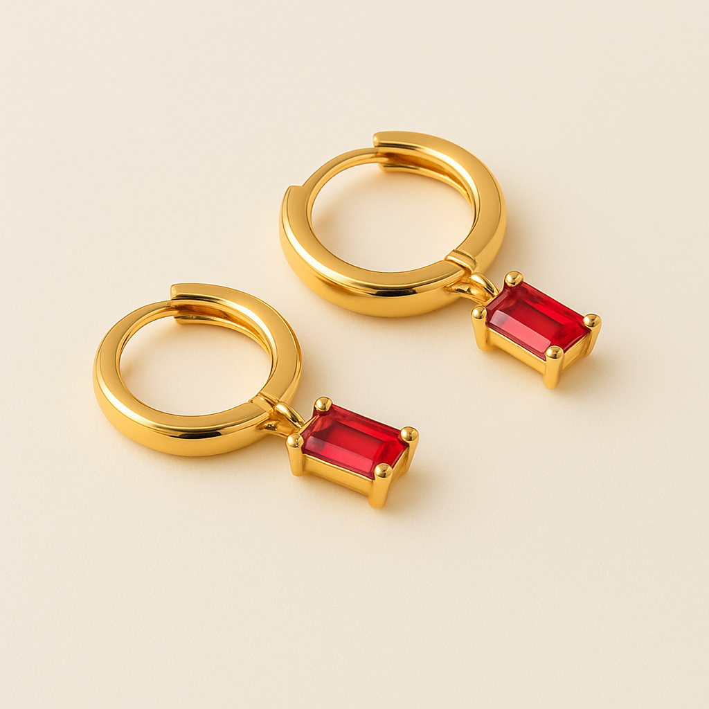 Eloura™ Birthstone Hoops