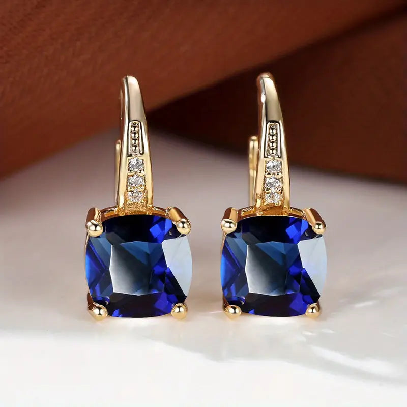 Eloura™ Stone Hoop Earrings