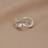 Eloura™ Silver Wave Ring
