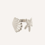 Eloura™ Adjustable Gold Shells Ring