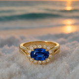 Eloura™ Shimmering Blue Ring