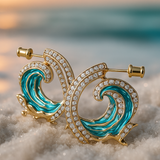 Eloura™ Ocean Hoops Earrings