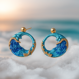 Eloura™ Blue Tidal Earrings