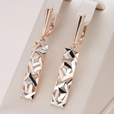 Eloura™ Dual‑Tone Elegance Earrings