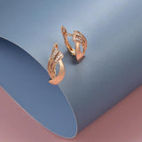 Eloura™ Elegant Rose Gold Earrings