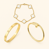 Eloura™ Classy White Bands