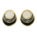 Eloura™ Ocean Hand-Painted Layered Hoop Earrings