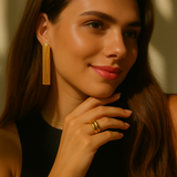 Eloura™  Gold Fringe Earrings
