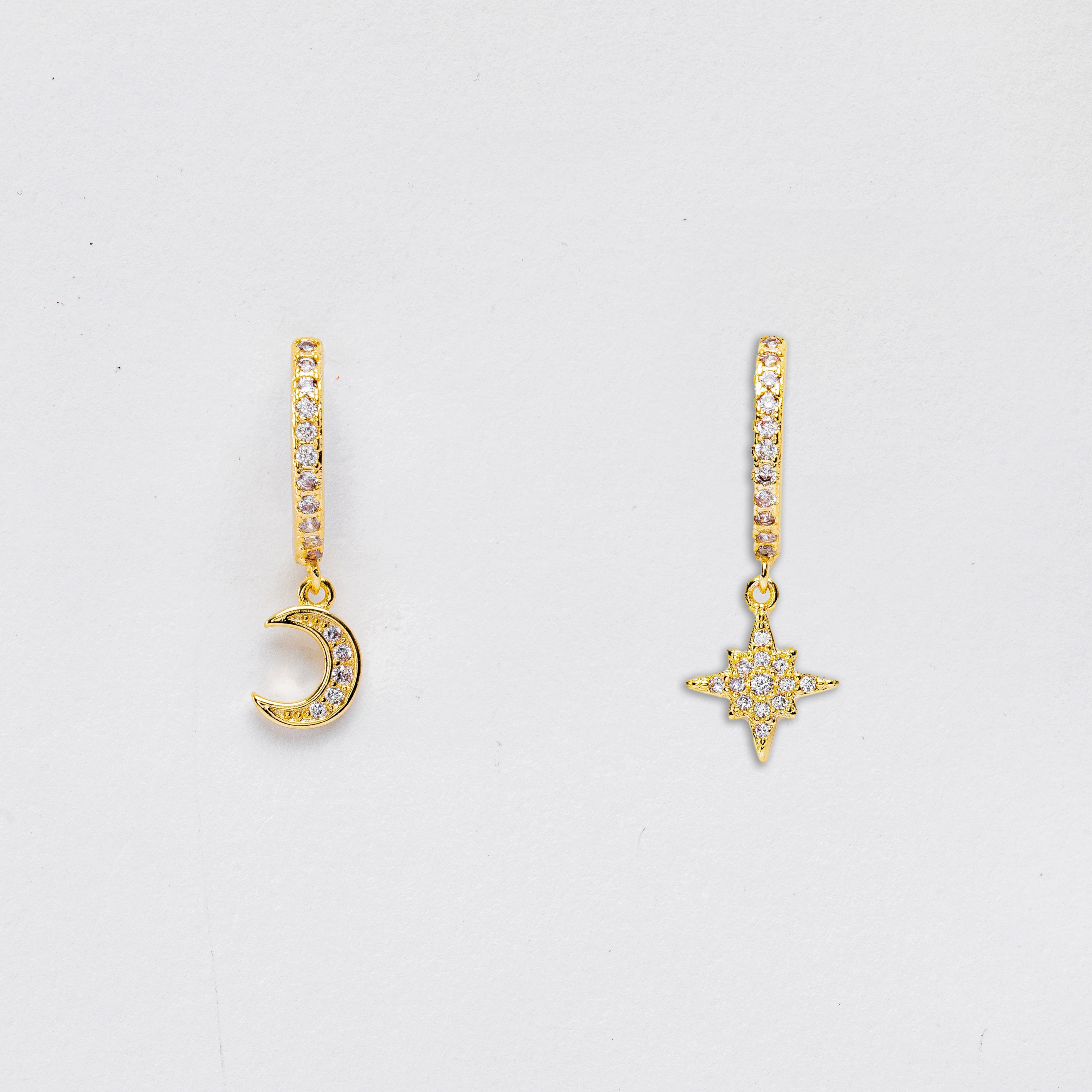 Eloura™ Sun and Moon Earrings