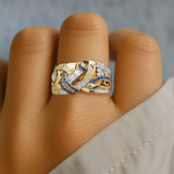 Eloura™ Gold Vintage Zirconia Ring