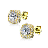 Eloura™ Elegant Gold Zirconia Earrings