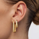 Eloura™ 18K Gold Large Hoop Earrings