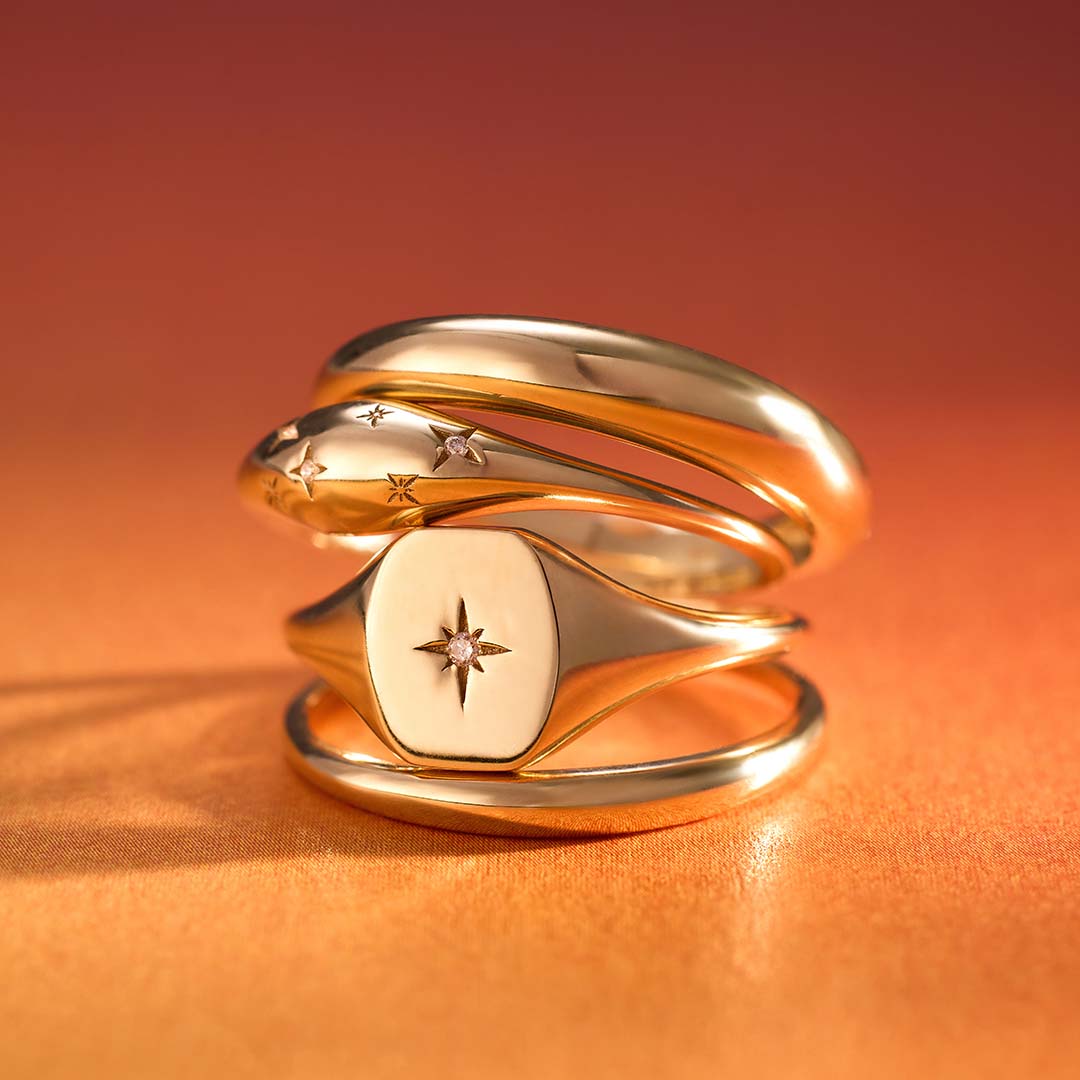 Eloura™ Gold Diamond Ring