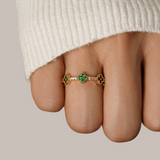 Eloura™ Clover Crystal Ring
